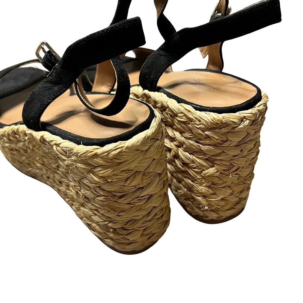 Universal Thread Alisha Platform Wedge Heels Blac… - image 3